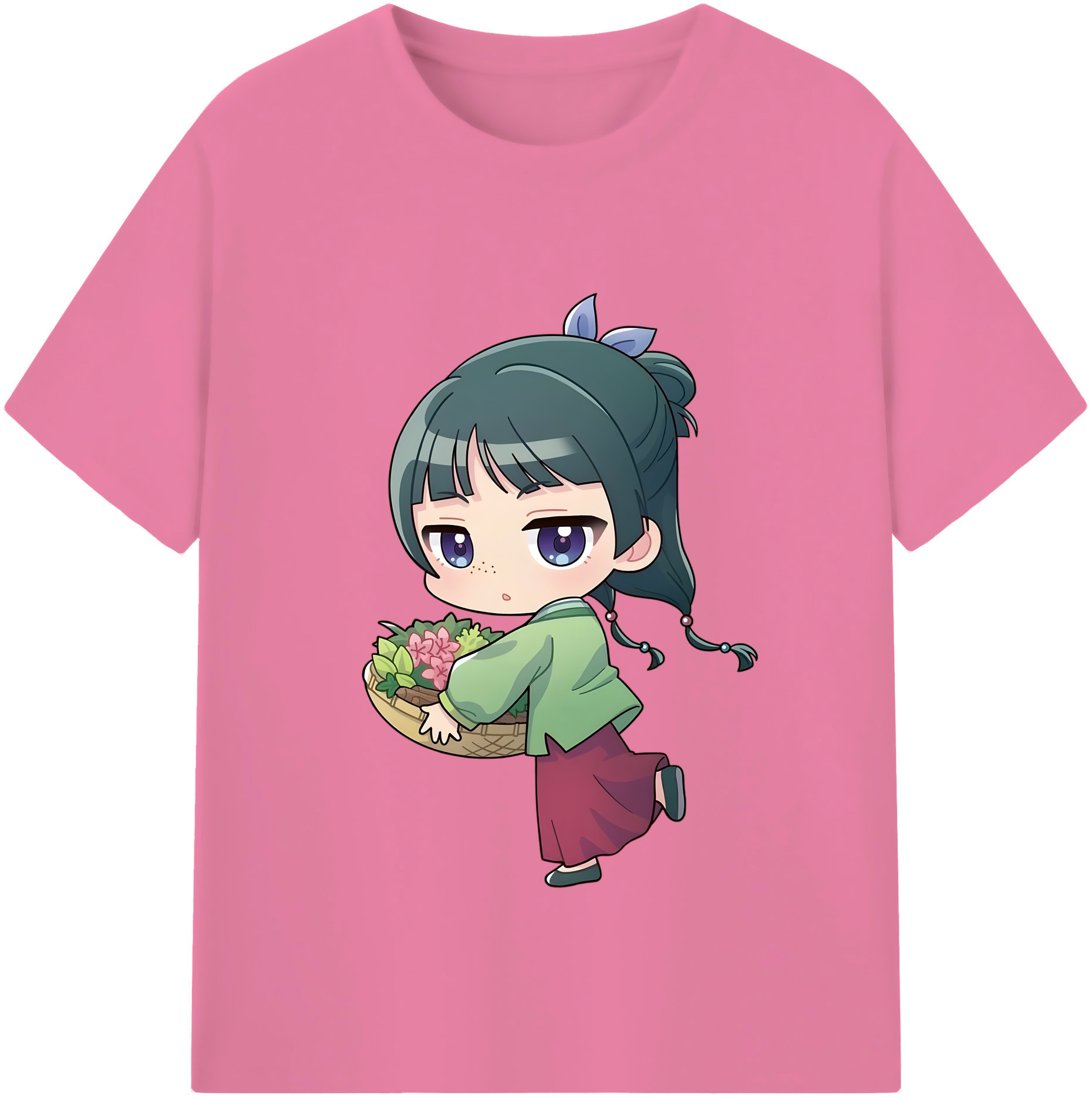 （画像用） 薬屋のひとりごと The Apothecary Diaries 綿100％半袖Tシャツ（フロントプリント）